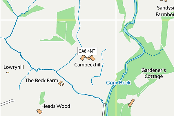 CA6 4NT map - OS VectorMap District (Ordnance Survey) CA6 4NT map - OS VectorMap District (Ordnance Survey)