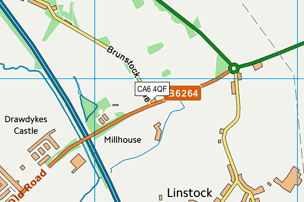 CA6 4QF map - OS VectorMap District (Ordnance Survey) CA6 4QF map - OS VectorMap District (Ordnance Survey)