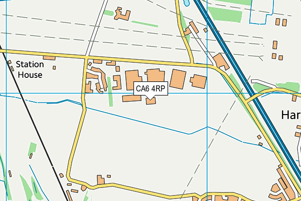 CA6 4RP map - OS VectorMap District (Ordnance Survey) CA6 4RP map - OS VectorMap District (Ordnance Survey)