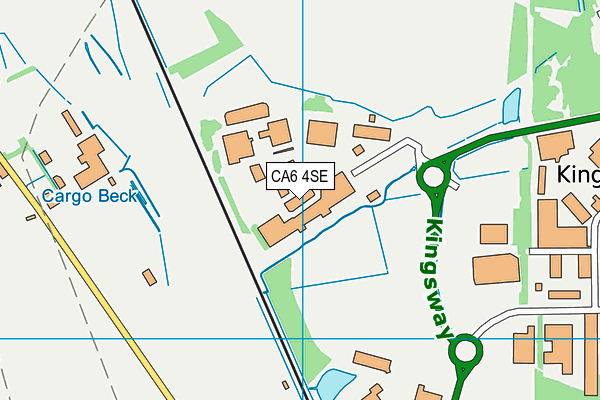 CA6 4SE map - OS VectorMap District (Ordnance Survey) CA6 4SE map - OS VectorMap District (Ordnance Survey)