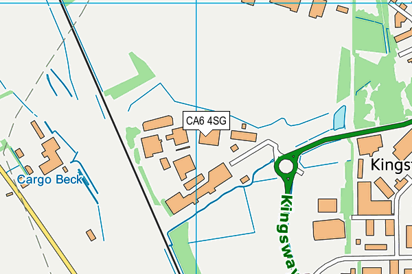 CA6 4SG map - OS VectorMap District (Ordnance Survey) CA6 4SG map - OS VectorMap District (Ordnance Survey)