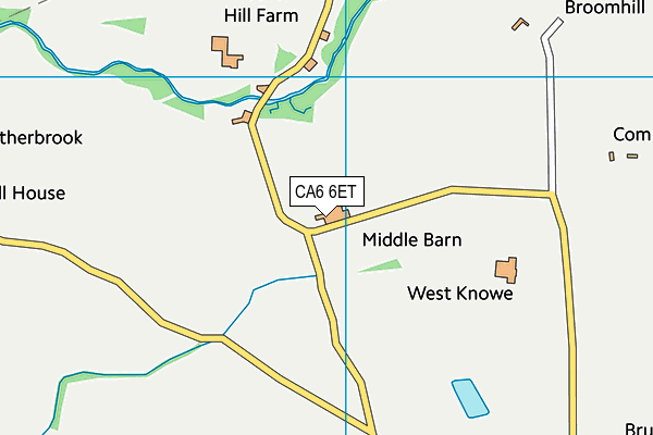 CA6 6ET map - OS VectorMap District (Ordnance Survey) CA6 6ET map - OS VectorMap District (Ordnance Survey)