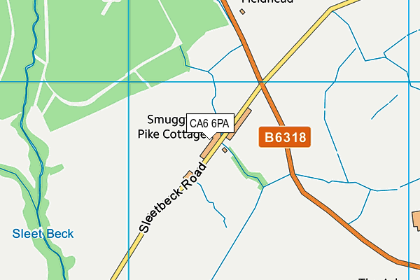 CA6 6PA map - OS VectorMap District (Ordnance Survey) CA6 6PA map - OS VectorMap District (Ordnance Survey)