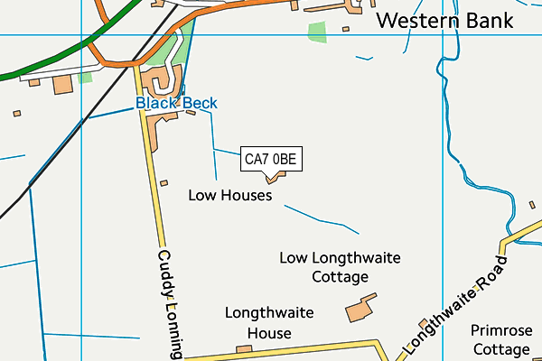 CA7 0BE map - OS VectorMap District (Ordnance Survey) CA7 0BE map - OS VectorMap District (Ordnance Survey)