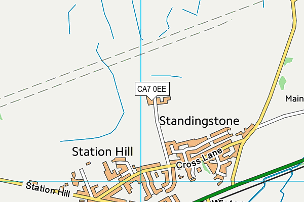 CA7 0EE map - OS VectorMap District (Ordnance Survey) CA7 0EE map - OS VectorMap District (Ordnance Survey)