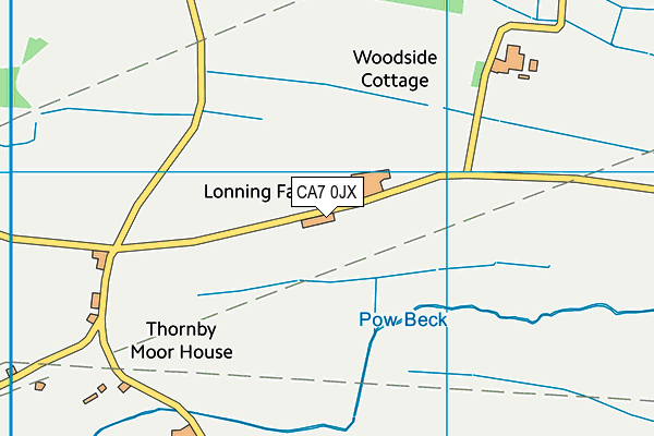CA7 0JX map - OS VectorMap District (Ordnance Survey) CA7 0JX map - OS VectorMap District (Ordnance Survey)