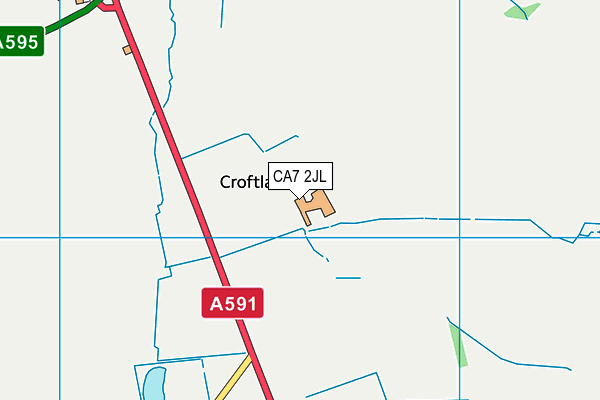 CA7 2JL map - OS VectorMap District (Ordnance Survey) CA7 2JL map - OS VectorMap District (Ordnance Survey)