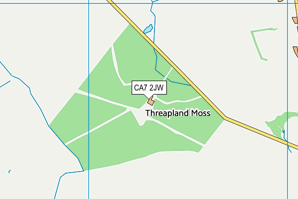 CA7 2JW map - OS VectorMap District (Ordnance Survey) CA7 2JW map - OS VectorMap District (Ordnance Survey)