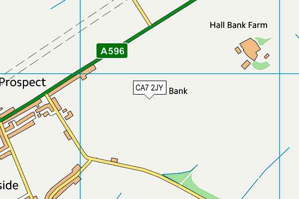 CA7 2JY map - OS VectorMap District (Ordnance Survey) CA7 2JY map - OS VectorMap District (Ordnance Survey)