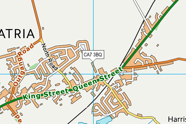 CA7 3BQ map - OS VectorMap District (Ordnance Survey) CA7 3BQ map - OS VectorMap District (Ordnance Survey)