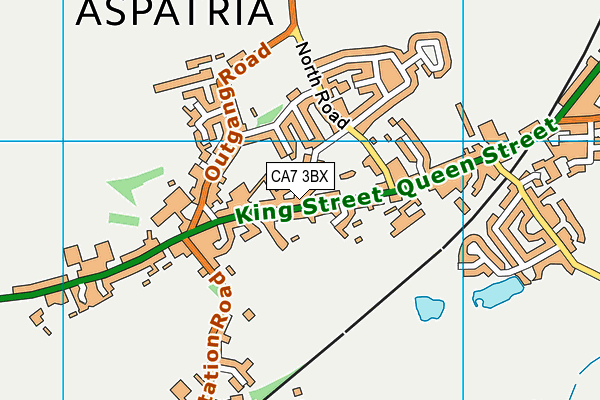 CA7 3BX map - OS VectorMap District (Ordnance Survey) CA7 3BX map - OS VectorMap District (Ordnance Survey)
