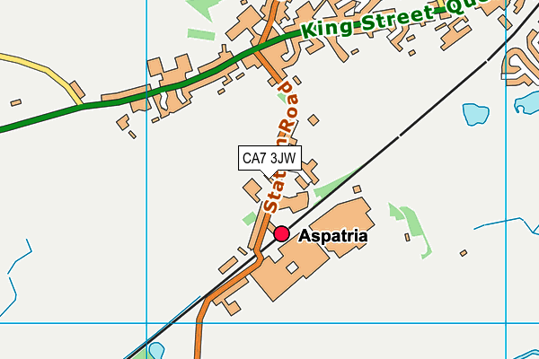 CA7 3JW map - OS VectorMap District (Ordnance Survey) CA7 3JW map - OS VectorMap District (Ordnance Survey)