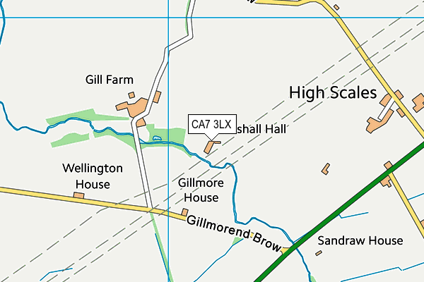 CA7 3LX map - OS VectorMap District (Ordnance Survey) CA7 3LX map - OS VectorMap District (Ordnance Survey)