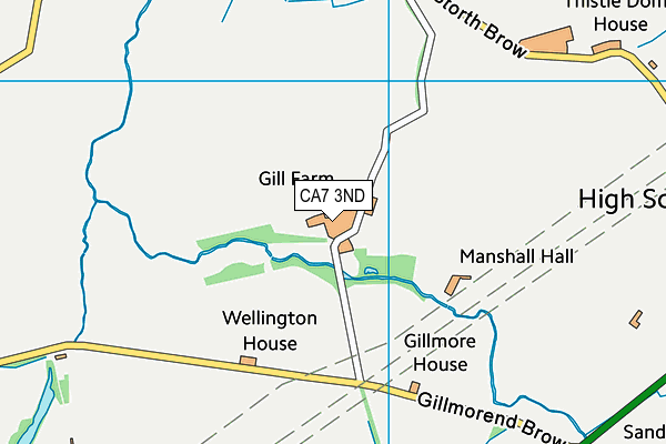 CA7 3ND map - OS VectorMap District (Ordnance Survey) CA7 3ND map - OS VectorMap District (Ordnance Survey)