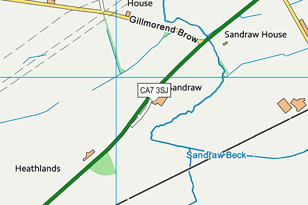 CA7 3SJ map - OS VectorMap District (Ordnance Survey) CA7 3SJ map - OS VectorMap District (Ordnance Survey)