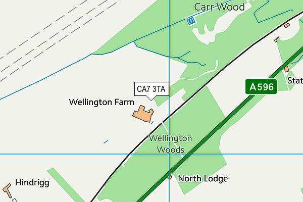 CA7 3TA map - OS VectorMap District (Ordnance Survey) CA7 3TA map - OS VectorMap District (Ordnance Survey)