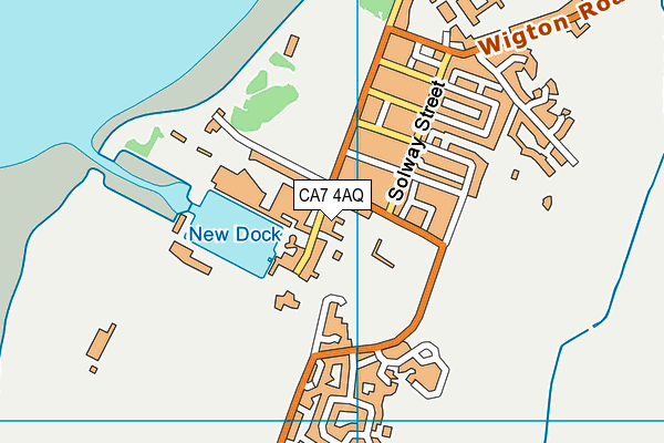 CA7 4AQ map - OS VectorMap District (Ordnance Survey) CA7 4AQ map - OS VectorMap District (Ordnance Survey)