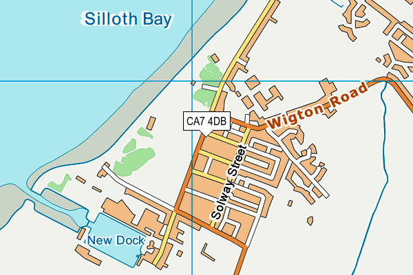 CA7 4DB map - OS VectorMap District (Ordnance Survey) CA7 4DB map - OS VectorMap District (Ordnance Survey)