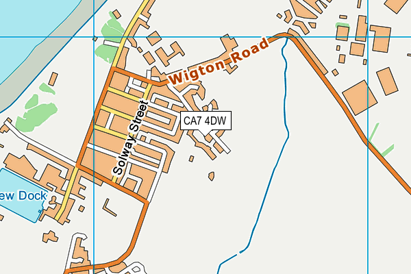 CA7 4DW map - OS VectorMap District (Ordnance Survey) CA7 4DW map - OS VectorMap District (Ordnance Survey)