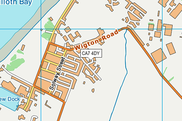 CA7 4DY map - OS VectorMap District (Ordnance Survey) CA7 4DY map - OS VectorMap District (Ordnance Survey)