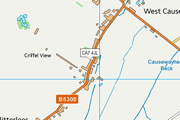 CA7 4JL map - OS VectorMap District (Ordnance Survey) CA7 4JL map - OS VectorMap District (Ordnance Survey)