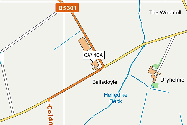 CA7 4QA map - OS VectorMap District (Ordnance Survey) CA7 4QA map - OS VectorMap District (Ordnance Survey)