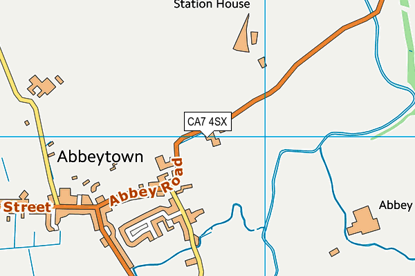 CA7 4SX map - OS VectorMap District (Ordnance Survey) CA7 4SX map - OS VectorMap District (Ordnance Survey)