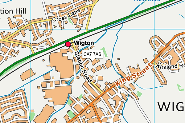 CA7 7AS map - OS VectorMap District (Ordnance Survey) CA7 7AS map - OS VectorMap District (Ordnance Survey)