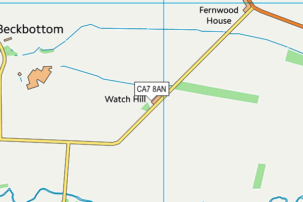 CA7 8AN map - OS VectorMap District (Ordnance Survey) CA7 8AN map - OS VectorMap District (Ordnance Survey)
