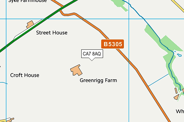 CA7 8AQ map - OS VectorMap District (Ordnance Survey) CA7 8AQ map - OS VectorMap District (Ordnance Survey)