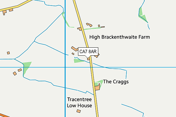 CA7 8AR map - OS VectorMap District (Ordnance Survey) CA7 8AR map - OS VectorMap District (Ordnance Survey)
