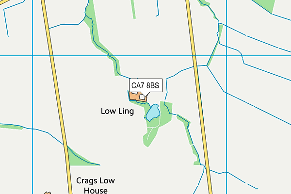 CA7 8BS map - OS VectorMap District (Ordnance Survey) CA7 8BS map - OS VectorMap District (Ordnance Survey)