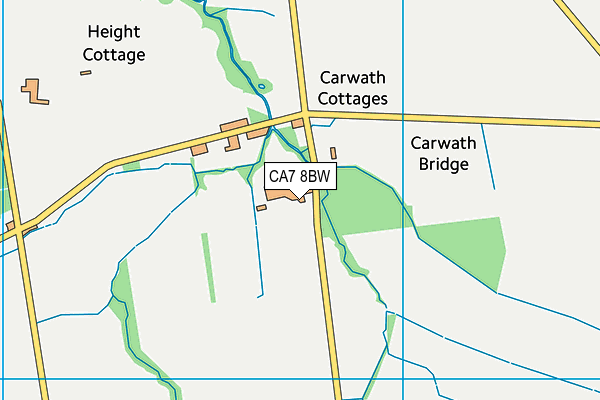 CA7 8BW map - OS VectorMap District (Ordnance Survey) CA7 8BW map - OS VectorMap District (Ordnance Survey)