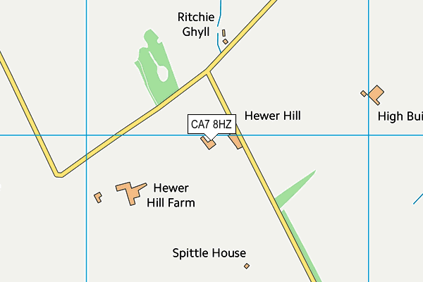 CA7 8HZ map - OS VectorMap District (Ordnance Survey) CA7 8HZ map - OS VectorMap District (Ordnance Survey)