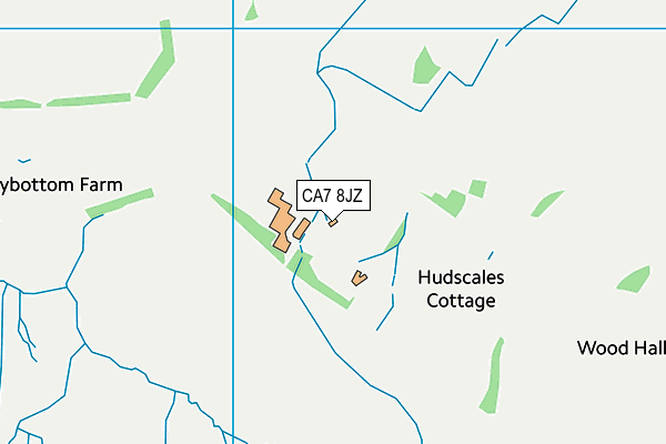 CA7 8JZ map - OS VectorMap District (Ordnance Survey) CA7 8JZ map - OS VectorMap District (Ordnance Survey)