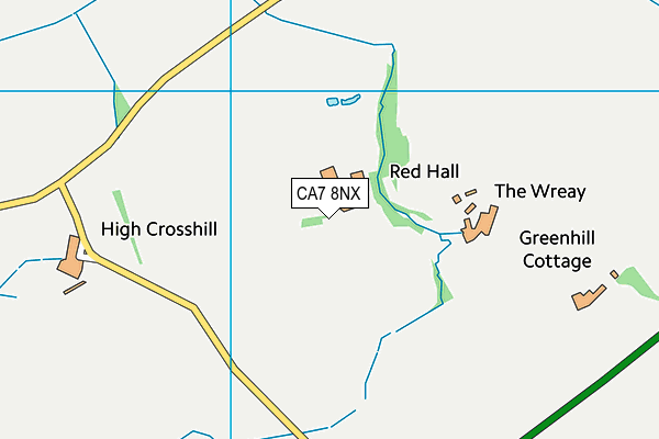 CA7 8NX map - OS VectorMap District (Ordnance Survey) CA7 8NX map - OS VectorMap District (Ordnance Survey)