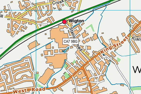 CA7 9BG map - OS VectorMap District (Ordnance Survey) CA7 9BG map - OS VectorMap District (Ordnance Survey)