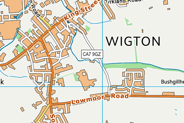 CA7 9GZ map - OS VectorMap District (Ordnance Survey) CA7 9GZ map - OS VectorMap District (Ordnance Survey)