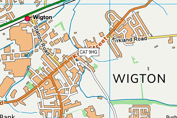 CA7 9HG map - OS VectorMap District (Ordnance Survey) CA7 9HG map - OS VectorMap District (Ordnance Survey)