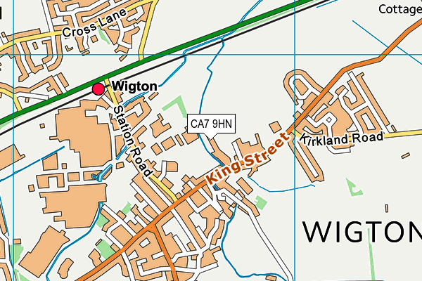CA7 9HN map - OS VectorMap District (Ordnance Survey) CA7 9HN map - OS VectorMap District (Ordnance Survey)