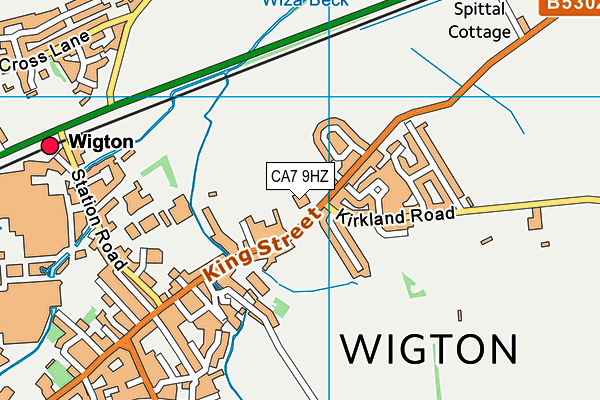 CA7 9HZ map - OS VectorMap District (Ordnance Survey) CA7 9HZ map - OS VectorMap District (Ordnance Survey)