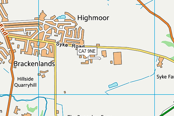 CA7 9NE map - OS VectorMap District (Ordnance Survey) CA7 9NE map - OS VectorMap District (Ordnance Survey)