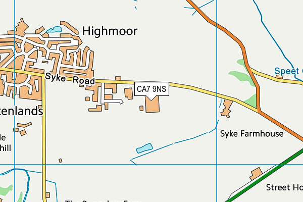 CA7 9NS map - OS VectorMap District (Ordnance Survey) CA7 9NS map - OS VectorMap District (Ordnance Survey)