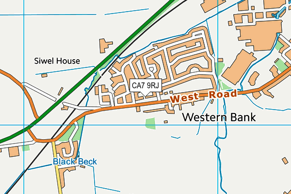 CA7 9RJ map - OS VectorMap District (Ordnance Survey) CA7 9RJ map - OS VectorMap District (Ordnance Survey)