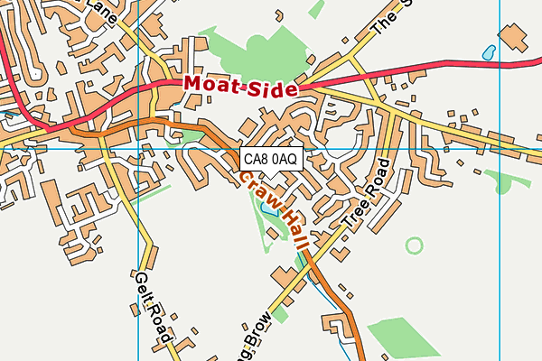 CA8 0AQ map - OS VectorMap District (Ordnance Survey) CA8 0AQ map - OS VectorMap District (Ordnance Survey)
