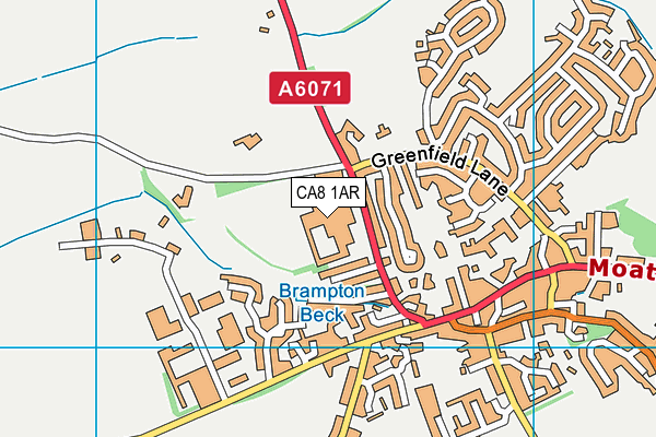 CA8 1AR map - OS VectorMap District (Ordnance Survey) CA8 1AR map - OS VectorMap District (Ordnance Survey)
