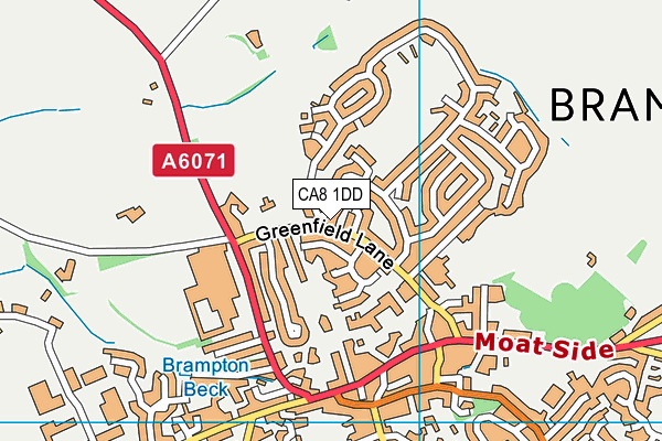 CA8 1DD map - OS VectorMap District (Ordnance Survey) CA8 1DD map - OS VectorMap District (Ordnance Survey)
