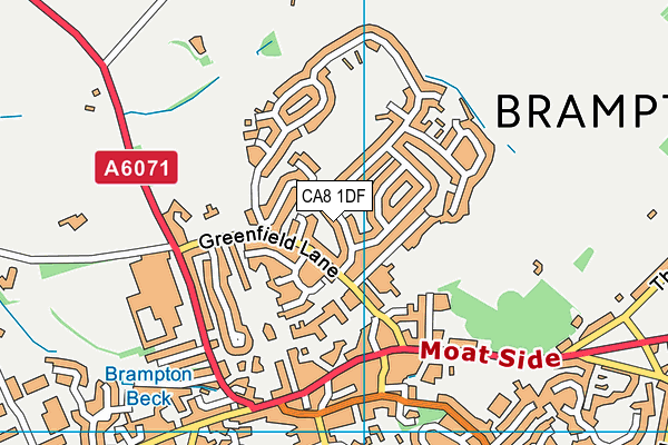 CA8 1DF map - OS VectorMap District (Ordnance Survey) CA8 1DF map - OS VectorMap District (Ordnance Survey)