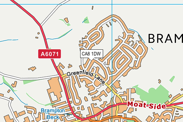 CA8 1DW map - OS VectorMap District (Ordnance Survey) CA8 1DW map - OS VectorMap District (Ordnance Survey)