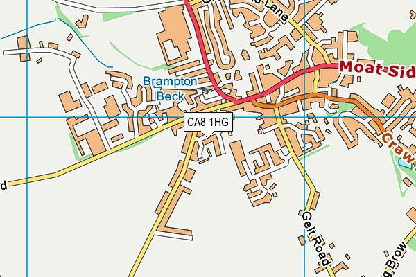 CA8 1HG map - OS VectorMap District (Ordnance Survey) CA8 1HG map - OS VectorMap District (Ordnance Survey)